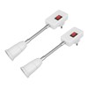 2PCS E27 E26 Hose Lamp Holder with Switch Universal 360