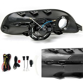 AKKON - For 13-16 Dodge Dart Bumper Projector Fog Lights Lamps w/Switch + Wiring + Bulbs (Left & Right) Set
