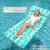 Jasonwell Inflatable Pool Float Adult - Ultra-Comfort Soft Fabric Pool