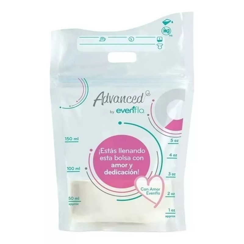 Evenflo Advanced Bolsas Para Almacenar Leche Materna 5 Oz.