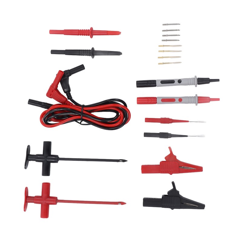 Multimeter Test Leads Kit Crocodiles Clip Banana Plug Testing Cable