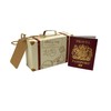 DIY Surprise Mini Suitcase & Mini Burgundy/Red & GOLD effect