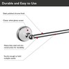 Savannah 24-Inch Wall-Mounted Towel Bar for Bathroom, Polished Chrome and