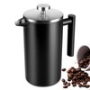 SZHETEFU 34 OZ Large French Press, Premium Stainless Steel Sturdy