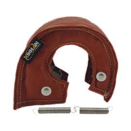 SWI Parts T4 Fiberglass Turbo Shield Turbo Blanket High Temperature (Red)