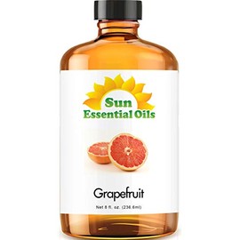 Sun Essential Oils 8oz - Grapefruit Essential Oil - 8 Fluid Ounces