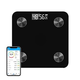 GGTT Bascula Digital Corporal y Muscular, Balanza Inteligente, Conexin via Bluetooth al App, Pesos de Hasta 180 Kg, Precisin Hasta 0.01Kg, Soporta... 
