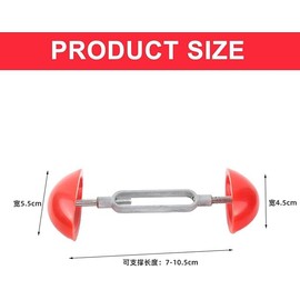 2PCS Shoe Stretchers for Women - Adjustable Shoe Width Expander for Wide Feet - Portable Mini Shoe Trees for Better Fit - Travel Shoe Shaper (Red)
