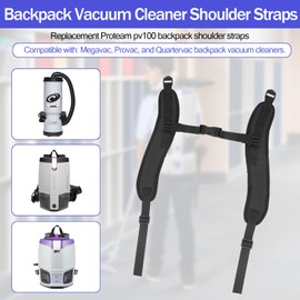 BZTT Backpack Vacuum Cleaner Straps Replacement Proteam Vacuum Cleaner Straps, Also Apply To Most Vacuum Cleaner Shoulder Straps