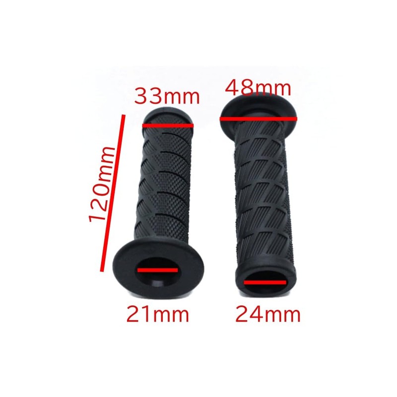 Beatus Retro Design Bike Handle Grip 0.9 inch (22.2 mm)