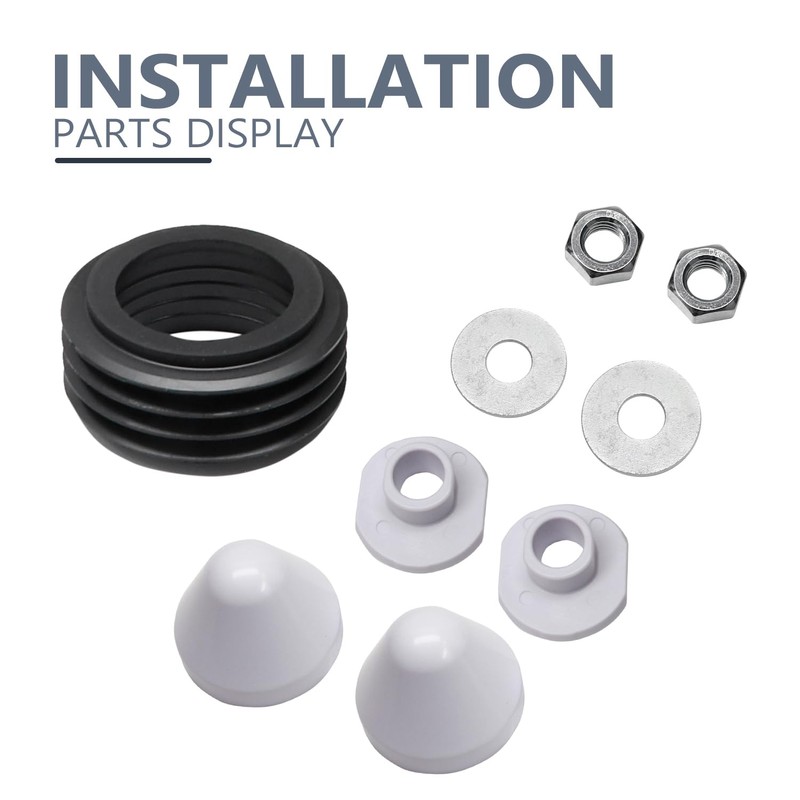 Wall Hung Toilet Connection Kit, Replacement for Geberit 152.426.46.1, WC
