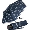 Knirps children's compact umbrella with reflective trim.
