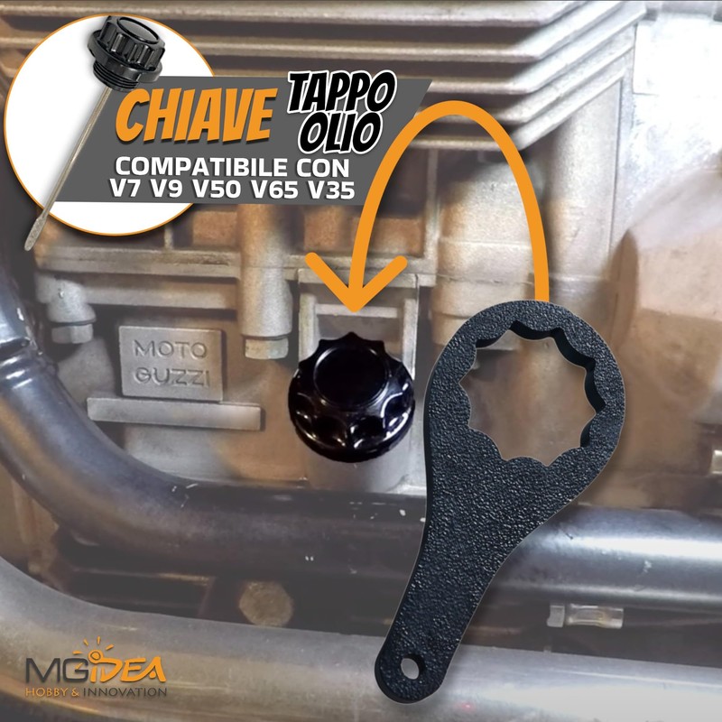 Key for Oil Cover PETG Heavy Duty Heavy Duty Compatible