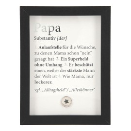 Depesche 11626-013 Photo Frame with Compliment, Small Decorative Frame with Pretty Saying, Approx. 12 x 9 x 1.9 cm, Ideal as a Gift or a Little Present