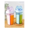 Naymon Botella Cilindro Agua 420ml Kawaii Infantil Popote Portatil
