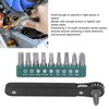 11 Piece Precision Screwdriver Set, Magnetically Fastened, Mini 16 Tooth