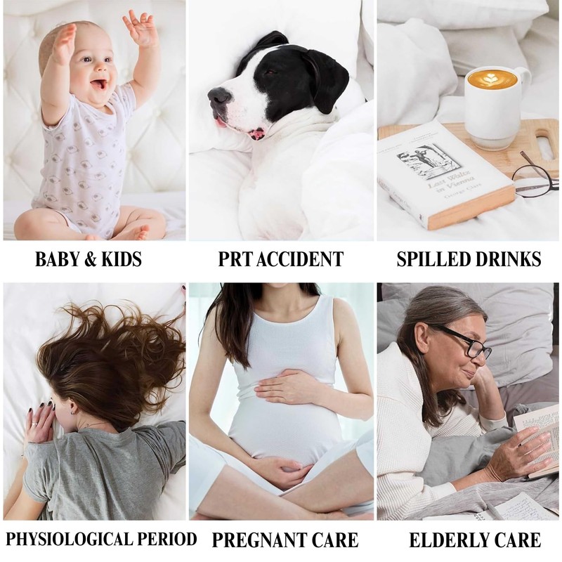 Elite Essentials Quilted Soft Mattress Protector With 110 GSM Microfiber