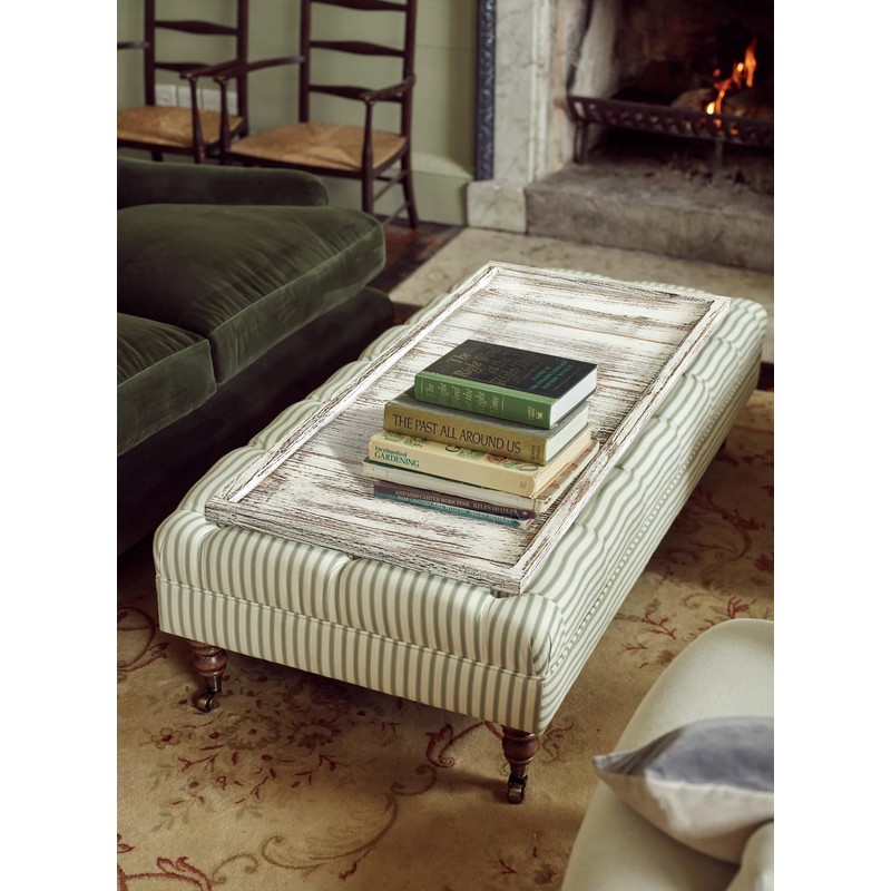 Gurfuy Extra Large Long Rectangle Ottoman Table Tray 40"x20" -