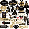 New Years Photo Booth Props 2022 – Pack of 32,