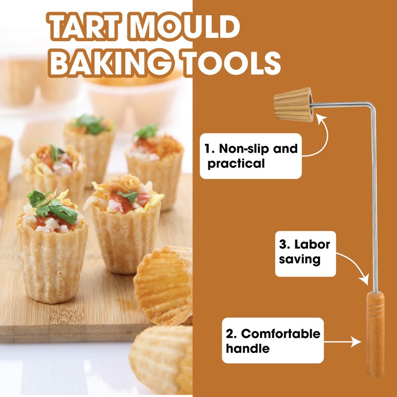 Malaysian Pie Tee Maker, Reusable Top Hats Mold for Nyonya
