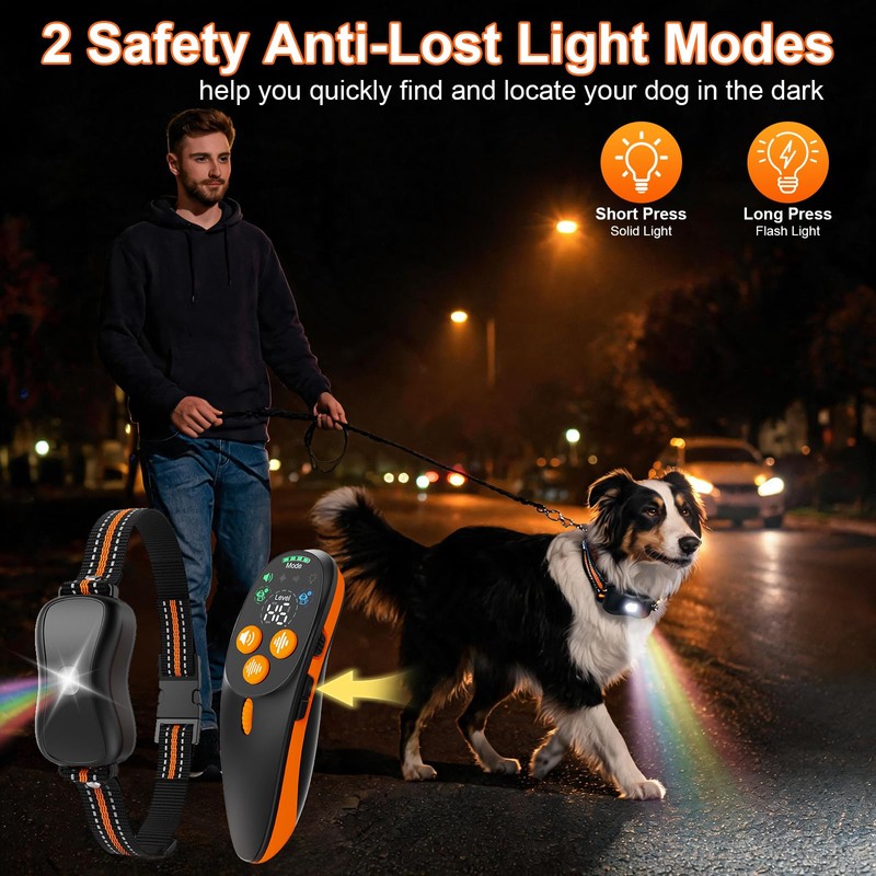HOMELYLIFE Remote Dog Training Collar – Anti Bark, No Shock,