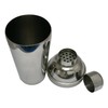 Cricket Ball Cocktail Shaker Mixer with Built in Strainer Free