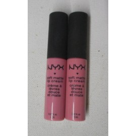 NYX PROFESSIONAL MAKEUP 2 tube lot NYX SOFT MATTE LIP CREAM SMLC06 ISTANBUL unsealed NWOP
