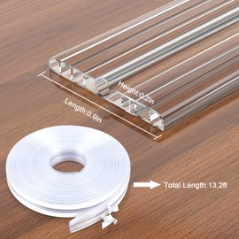 Baby Proofing13.2ft Long (0.9" Wide),Clear Corner Protectors,Soft Edge Protectors Corner Guards Furniture Corner&Edge Safety Bumpers with Upgraded Strong Adhesive for Sharp Furniture & Table Edges