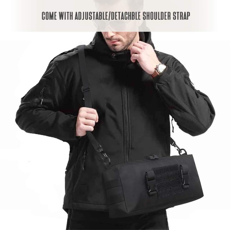 WYNEX Tactical Increment Molle Pouch, Vertical EDC Utility Pouches Shoulder