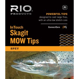 Rio InTouch Skagit MOW Línea para Pesca con Mosca, Punta Liviana, Negro/Blanco, 5' T-8/5' Float Fishing Line, Black/White