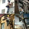 Retractable Extension Ladder 20FT Telescopic Folding Heavy Duty Climb Sturdy
