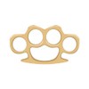 CafePress Brass Knuckles Sticker Oval Car Bumper Sticker(10-Pack)