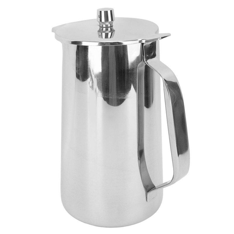 Large Capacity 2L Stainless Steel Water Pitcher Cold Beverage Jug,
