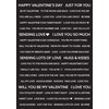 Creative Expressions Wordies-Sentiment Sheets-Be My Valentine, A5