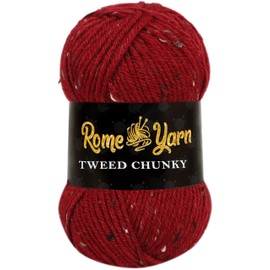 Rome Yarn Tweed Chunky Yarn | #4 Medium Worsted | Aran Fleck Yarn | Soft and Thick Yarn for Knitting and Crocheting Wool (1 Pack 3250)