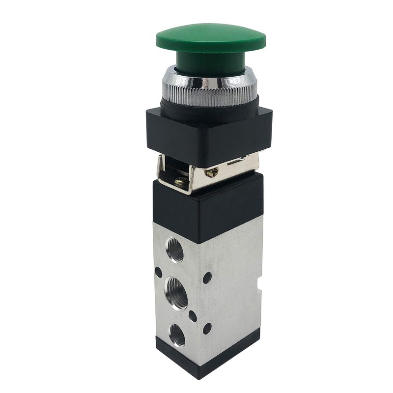 Pneumatic 5 Way 2 Postion Manual Control Push Button Air
