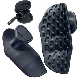 2PCS Black Non-Slip Workout Grips for Unisex, Fingerless Gym Gloves for Weightlifting, Pull-Ups, Strength Training-Rubber Anti-Slip Palm Protection Wrist Support (Fitness Grips/Weightlifting Gloves)