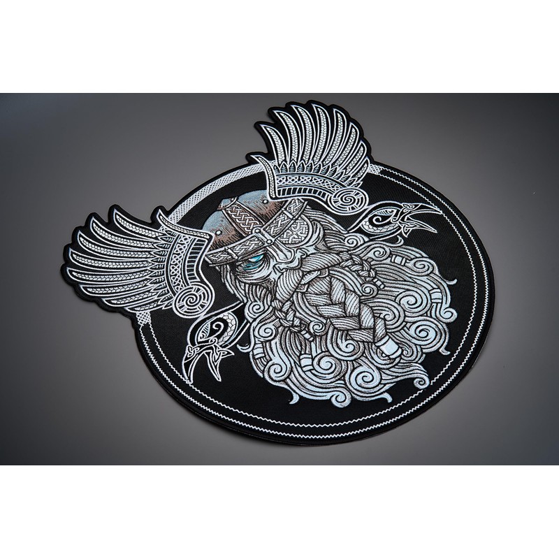 Viking Wing Large Back Patch for Custom Biker Vest/Iron-on/Sew on