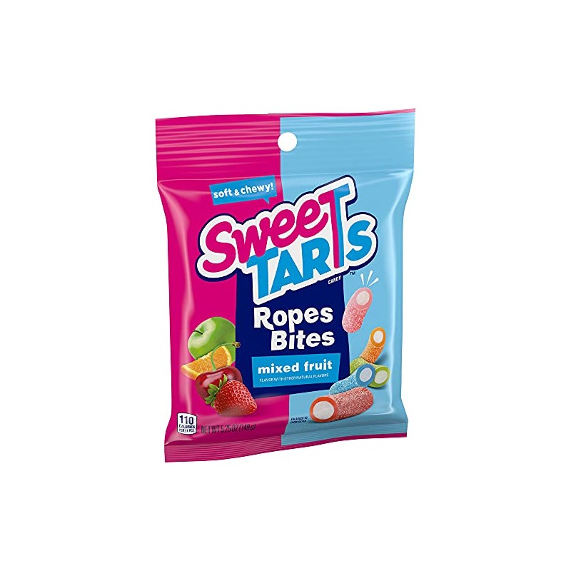 SweeTARTS Ropes Bites, 5.25 Ounce, Pack of 12
