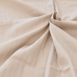 MYmama Domestic Fabric, 110 Width, 3.3 ft (1 m) Cut, Sold Double Gauze, Plain, Fabric, Gauze Fabric, Craft (Greige)