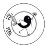 Rayher Stamp "Gift Tag", round, 3 cm diameter, wooden stamp,