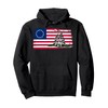 Betsy Ross Gadsden Snake flag Pullover Hoodie