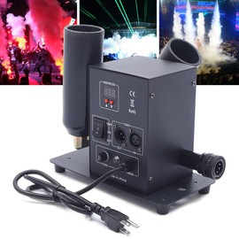 Eapmic CO2 Jet Machine, 200W Double Pipe DJ CO2 Cannon DMX Control Multi-Angle Spraying CO2 Party Cannon, 19.7-26.2ft CO2 Jet Fog Machine Stage Effects for Clubs, Bars, Stage Shows, Concerts