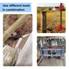 Heavy-Duty Fence Post Puller with Galvanized Aircraft Cable & 1/4"