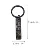 COLLBATH Keychain Accessories 'i ' Stainless Steel Pendant Keyring Fashion