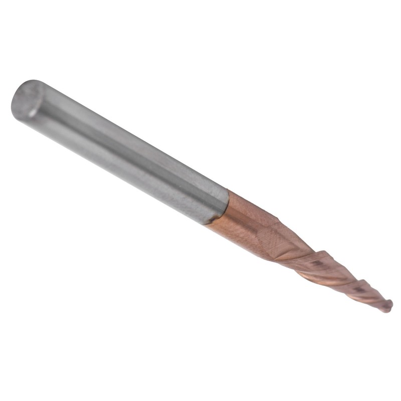 Tapered End Mills Strong Durable Long Service Life Excellent Chip