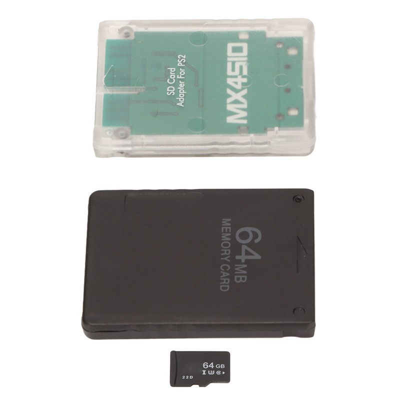 Memory Card Reader Stable Replacement Memory Card Adapter with 64G