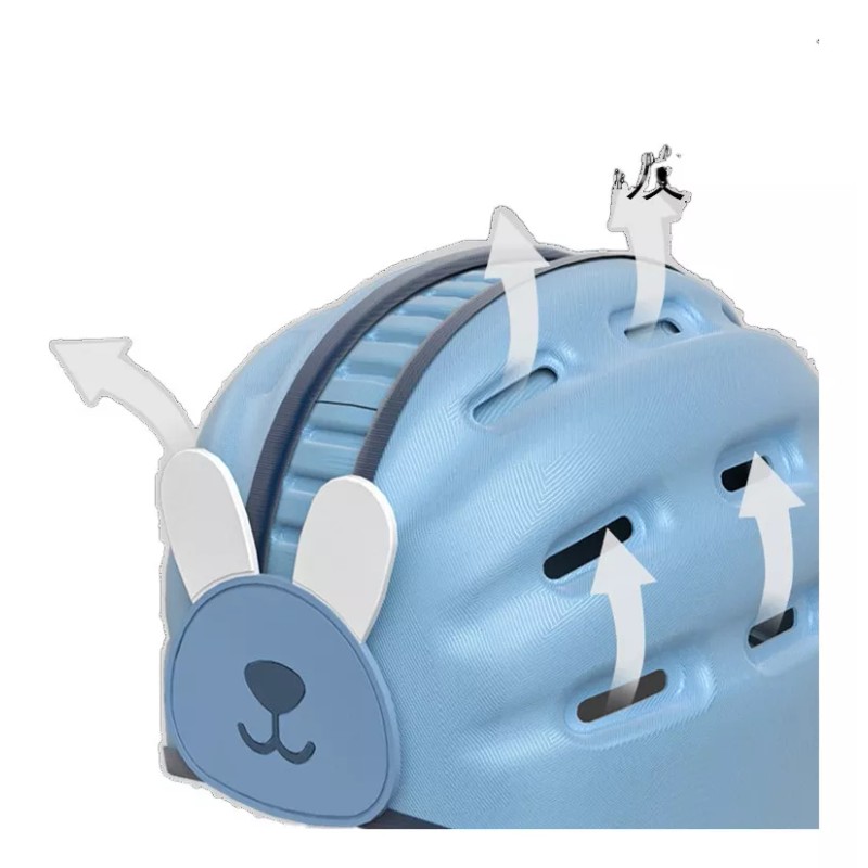 742934927247534 Casco Protector Antigolpes Seguridad Gateo Para Bebe