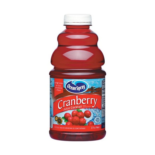 Ocean Spray Cranberry Juice Cocktail Drink, 32-Ounce Bottles (Pack of 12)