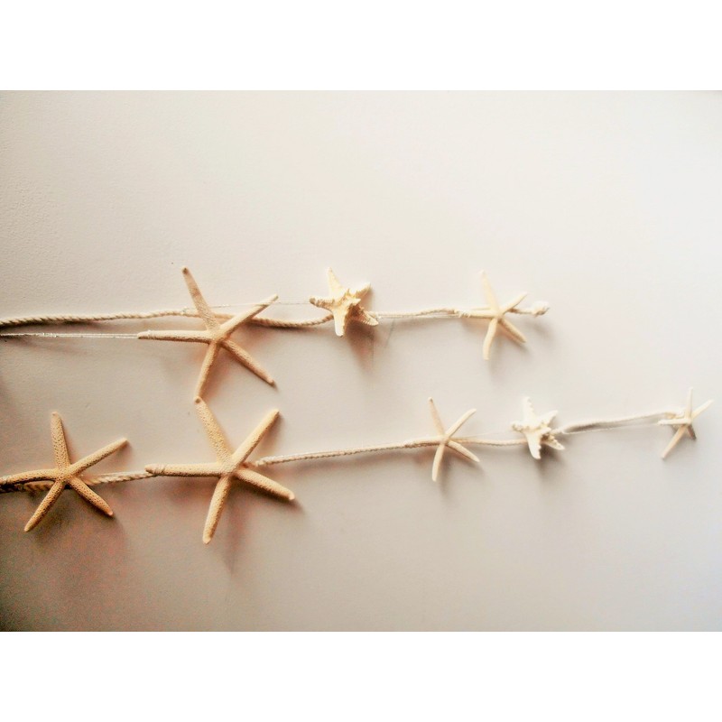Hawaiian Decor Starfish 7P Ornament Starfish Garland Hawaiian Sundries Display